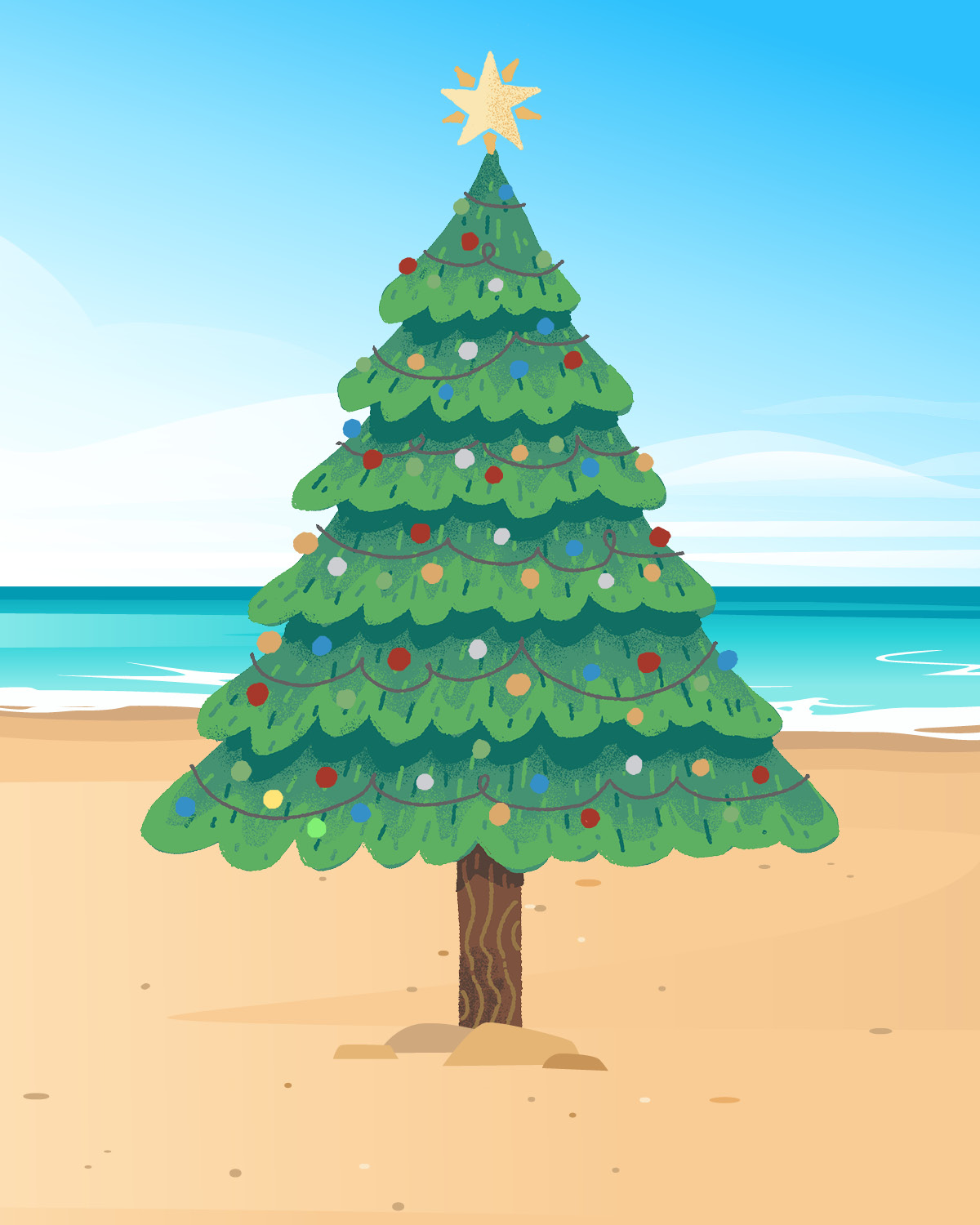 animated xmas tree